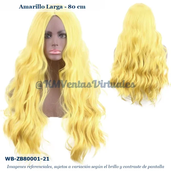 Peluca Rubio Larga (WB-ZB80001-21)