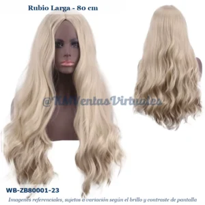 Peluca Rubio Larga (WB-ZB80001-23)