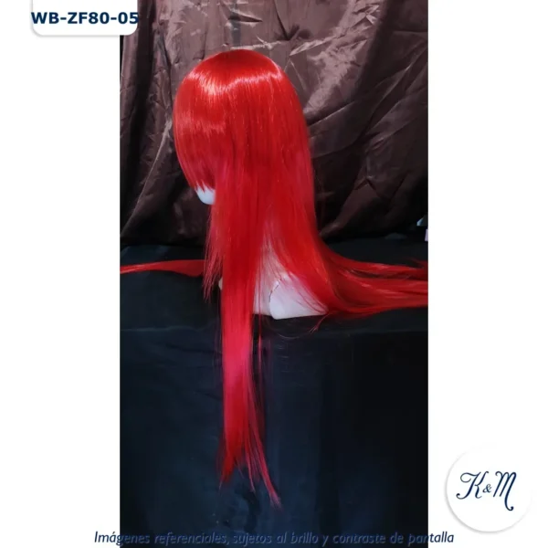 Peluca Rojo Larga (WB-ZF80-05) - Image 3