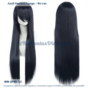 Peluca Muy Oscuro Larga (WB-ZF80-12)