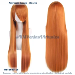 Peluca Naranja Larga (WB-ZF80-16)
