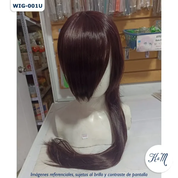 Peluca Marrón Larga (WIG-001U) - Image 2