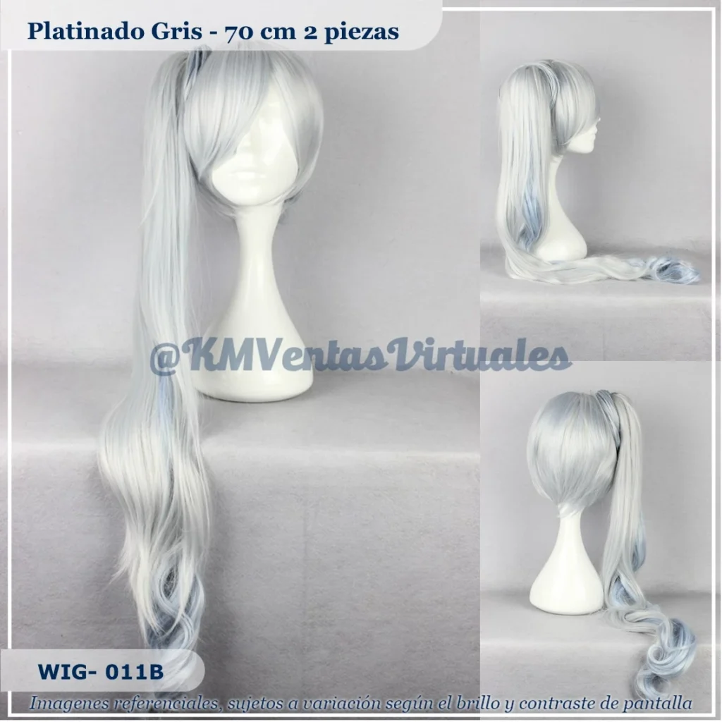 Peluca Weiss Platinado Mediana (WIG-011B)