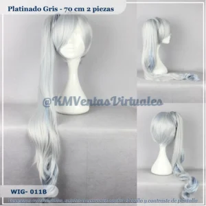 Peluca Weiss Platinado Mediana (WIG-011B)