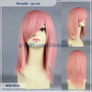 Peluca Rosado Corta (WIG-013L)