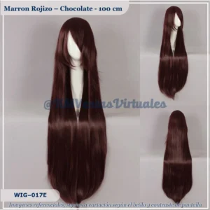 Peluca Marrón Larga (WIG-017E)