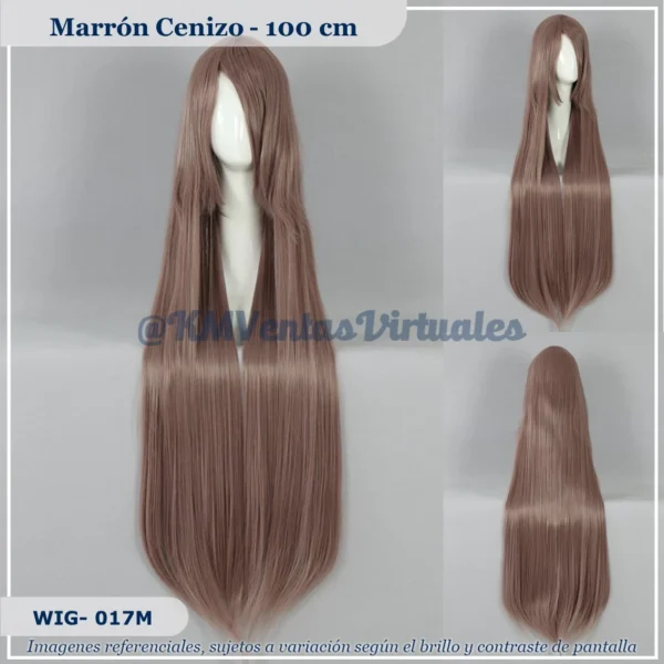 Peluca Marrón Larga (WIG-017M)