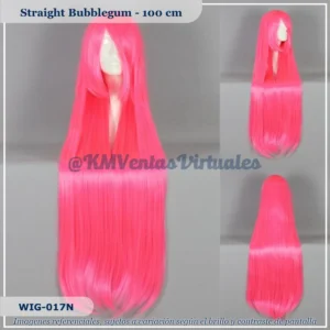 Peluca Rosado Larga (WIG-017N)