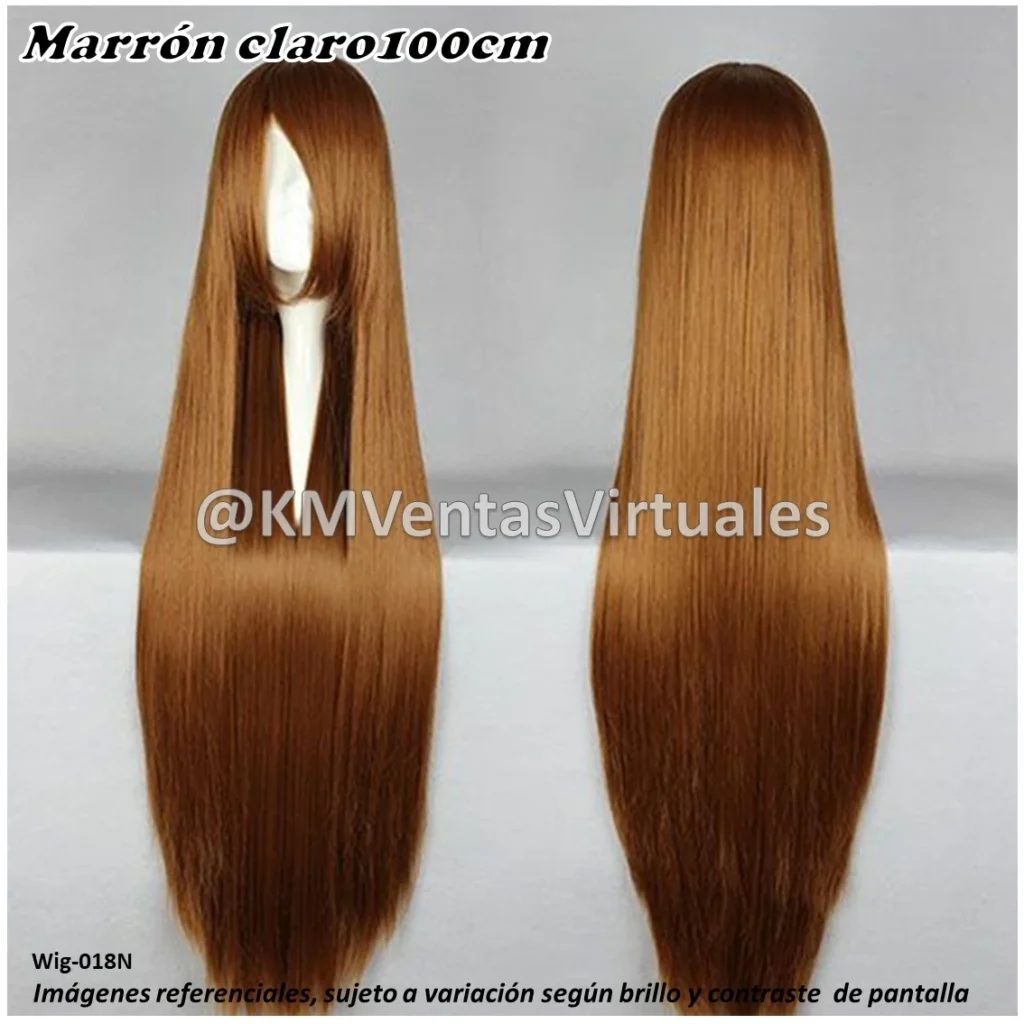 Peluca Marrón Larga (WIG-018N)