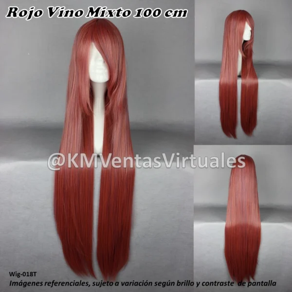 Peluca Rojo Larga (WIG-018T)