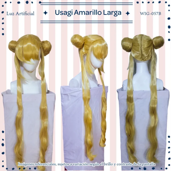 Peluca Usagi Amarillo Larga (WIG-057B) - Image 2