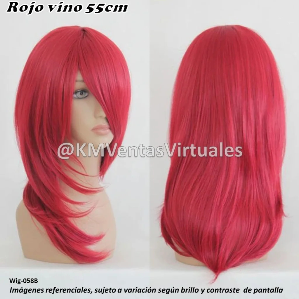Peluca Karin Rojo Mediana (WIG-058B)