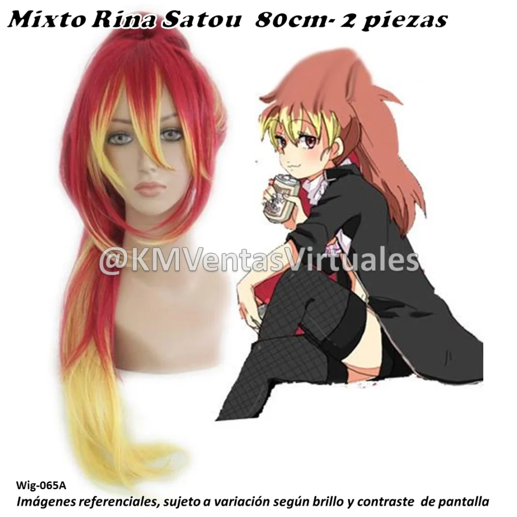 Peluca Shura Mixto Larga (WIG-065A)