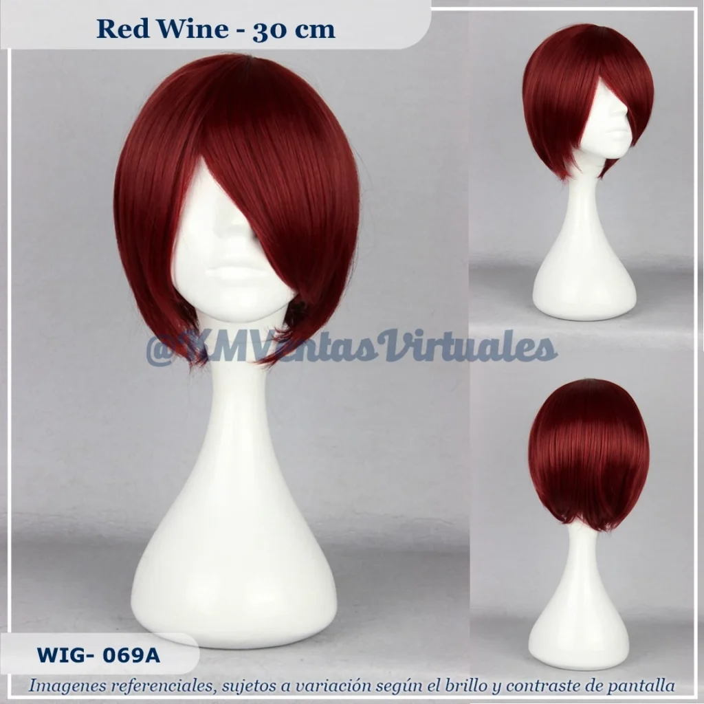 Peluca Yoh Rojo Corta (WIG-069A)
