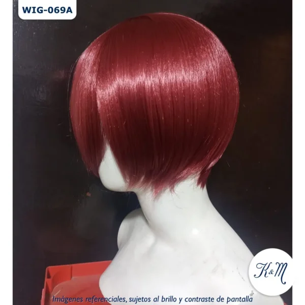 Peluca Yoh Rojo Corta (WIG-069A) - Image 3