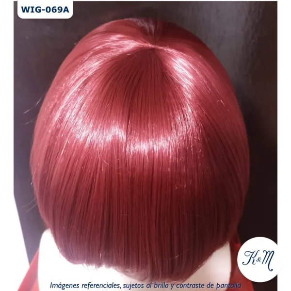 Peluca Yoh Rojo Corta (WIG-069A) - Image 4