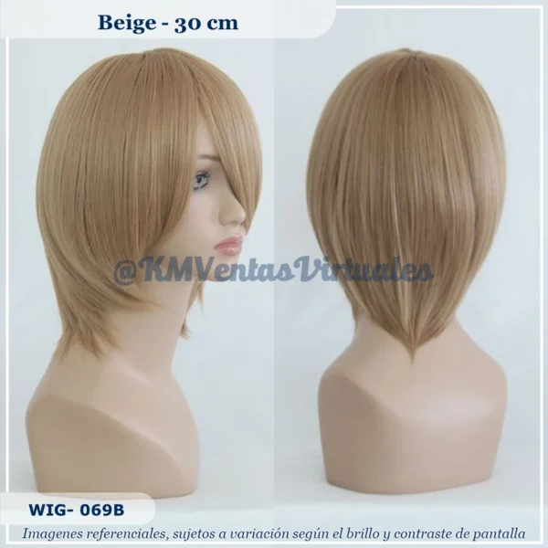 Peluca Takashi Castaño Corta (WIG-069B)