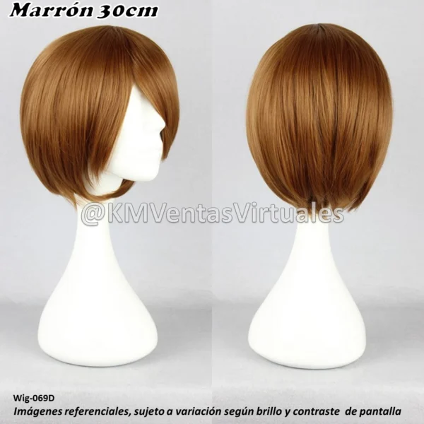 Peluca Seigaku Marrón Corta (WIG-069D)