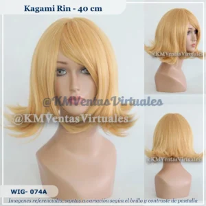 Peluca Lin Amarillo Corta (WIG-074A)