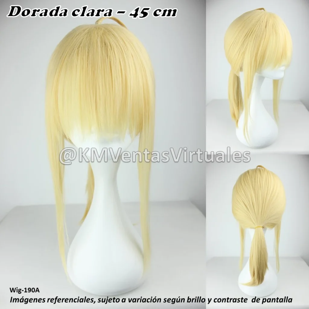 Peluca Saber Rubio Corta (WIG-190A)