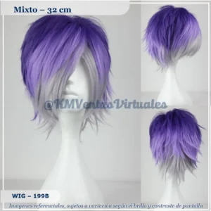 Peluca Kanato Mixto Corta (WIG-199B)