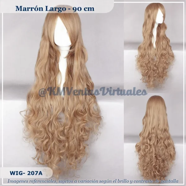 Peluca Nunnally Marrón Larga (WIG-207A)