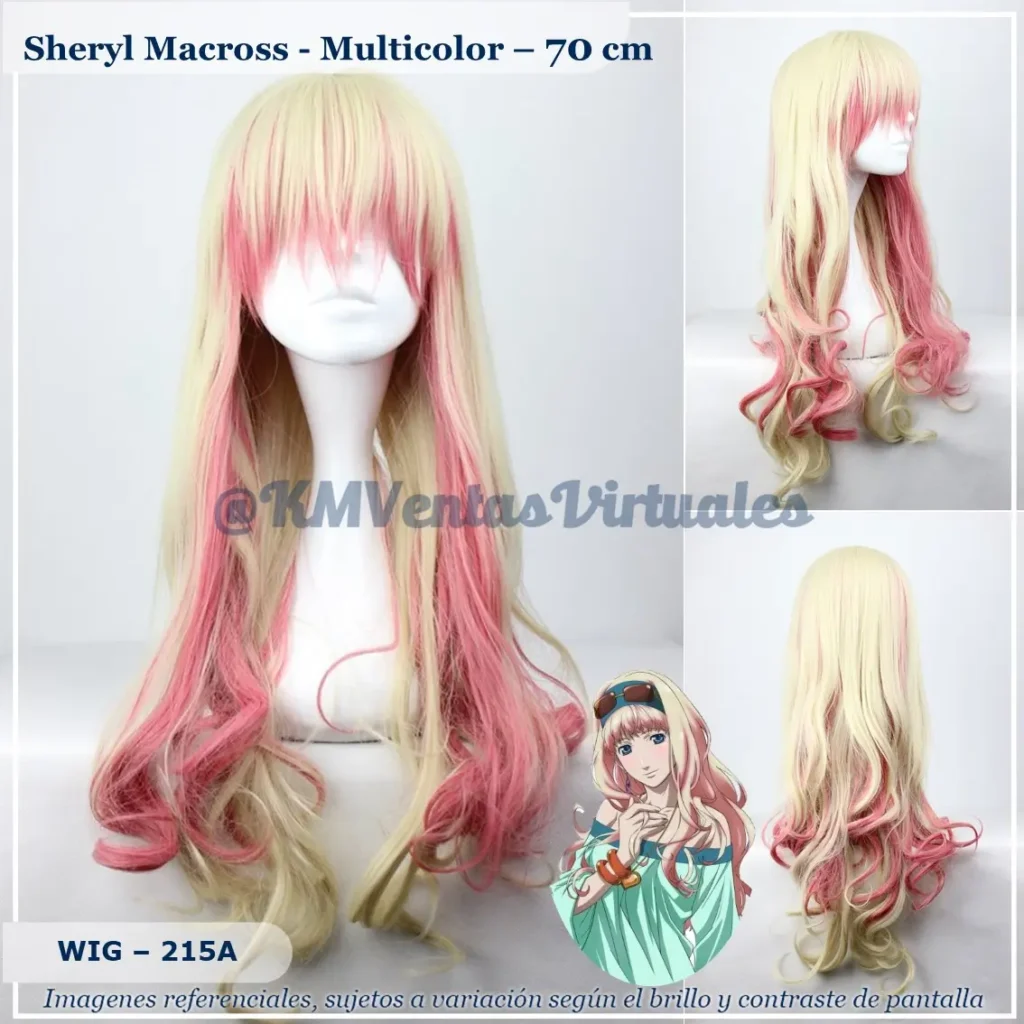 Peluca Sheryl Mixto Mediana (WIG-215A)
