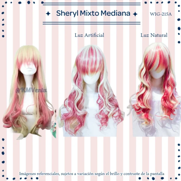 Peluca Sheryl Mixto Mediana (WIG-215A) - Image 2
