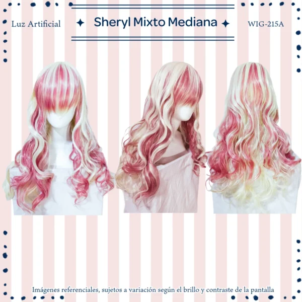 Peluca Sheryl Mixto Mediana (WIG-215A) - Image 3