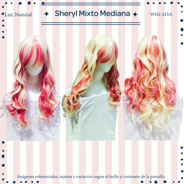 Peluca Sheryl Mixto Mediana (WIG-215A) - Image 4