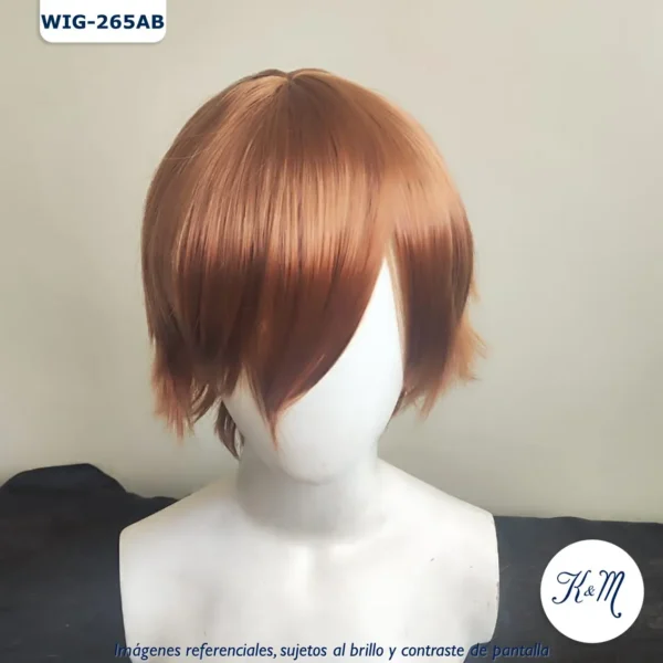 Peluca Marrón Corta (WIG-265AB) - Image 4
