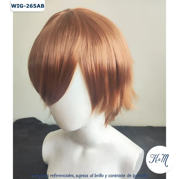 Peluca Marrón Corta (WIG-265AB) - Image 3