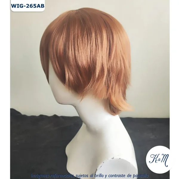 Peluca Marrón Corta (WIG-265AB) - Image 2