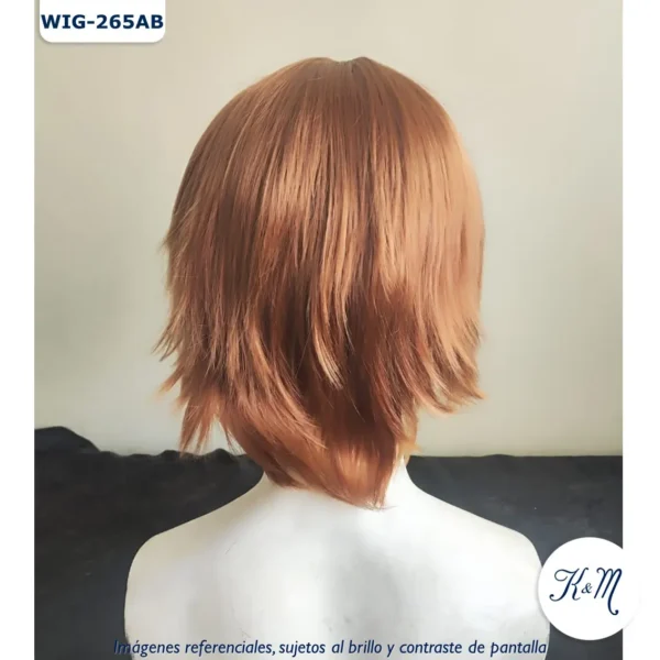 Peluca Marrón Corta (WIG-265AB) - Image 5