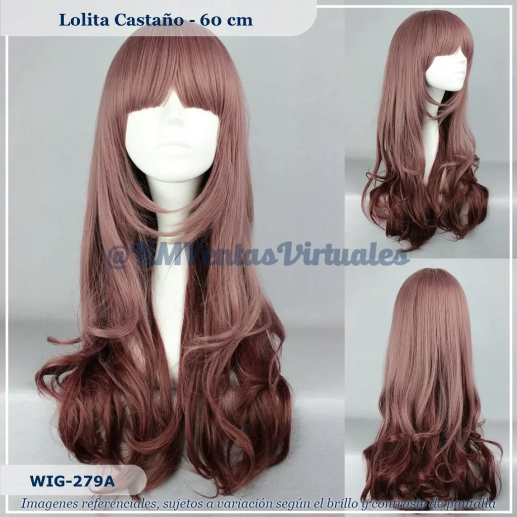 Peluca Marrón Mediana (WIG-279A)