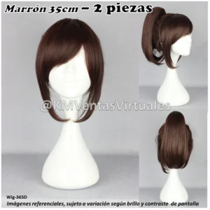 Peluca Sasha Marrón Corta (WIG-365D)