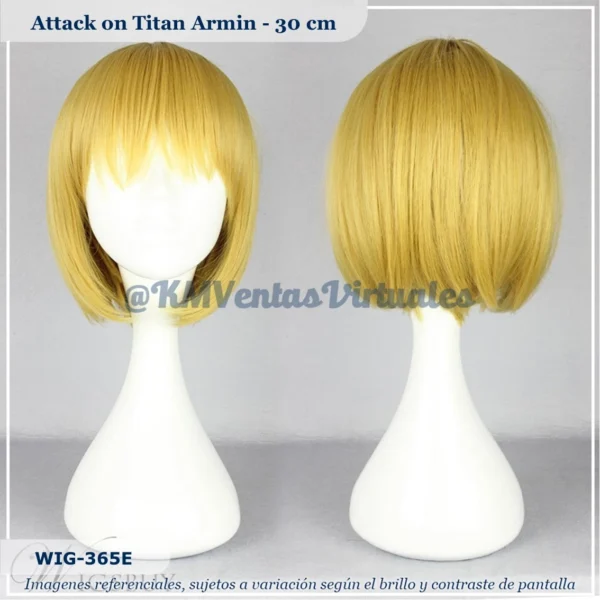 Peluca Armin Amarillo Corta (WIG-365E)