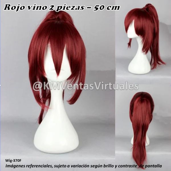 Peluca Gou Rojo Mediana (WIG-370F)