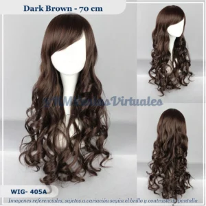 Peluca Marrón Mediana (WIG-405A)
