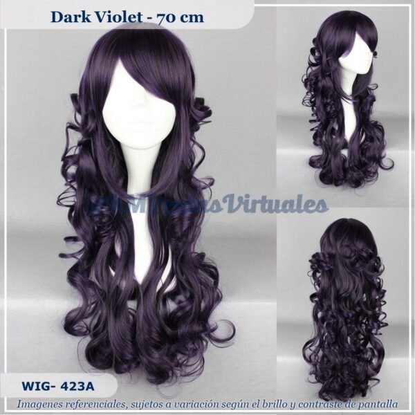 Peluca Muy Oscuro Mediana (WIG-423A)