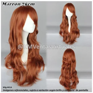 Peluca Marrón Mediana (WIG-441A)