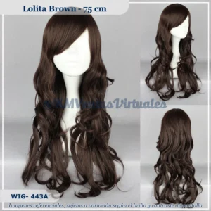 Peluca Baji Marrón Mediana (WIG-443A)