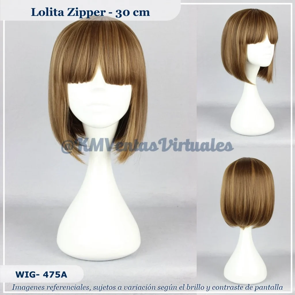 Peluca Castaño Corta (WIG-475A)