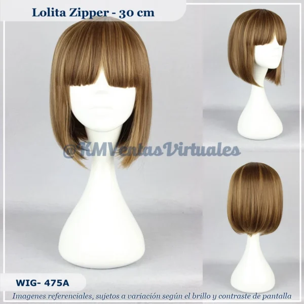Peluca Castaño Corta (WIG-475A)
