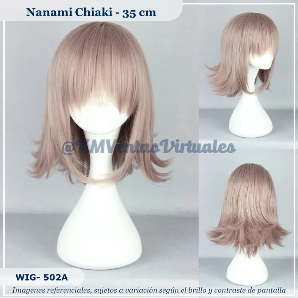 Peluca Chiaki Rosado Corta (WIG-502A)