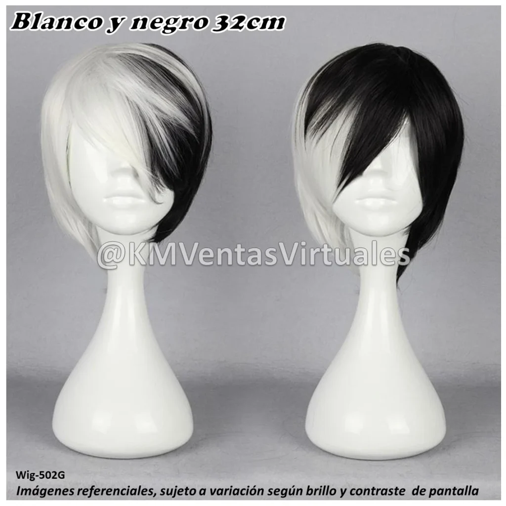Peluca Monokuma Mixto Corta (WIG-502G)