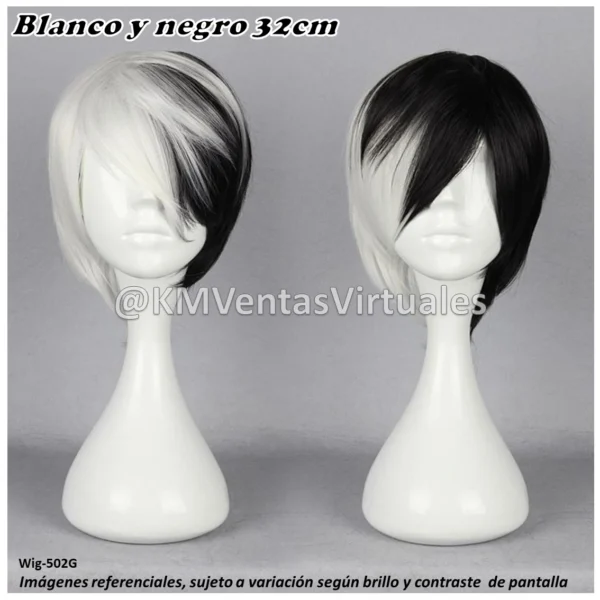 Peluca Monokuma Mixto Corta (WIG-502G)