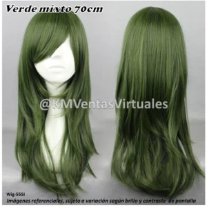 Peluca Tsubomi Verde Mediana (WIG-555I)
