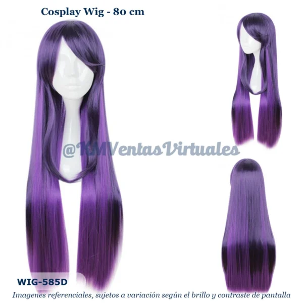 Peluca Morado Larga (WIG-585D)