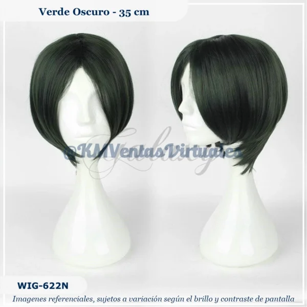 Peluca Keito Verde Corta (WIG-622N)